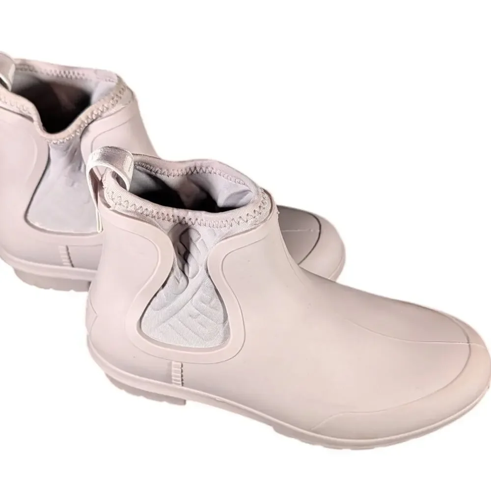 UGG Droplet Waterproof Boots Women's  6 Pink Chelsea Ankle Boots Shearling Lined